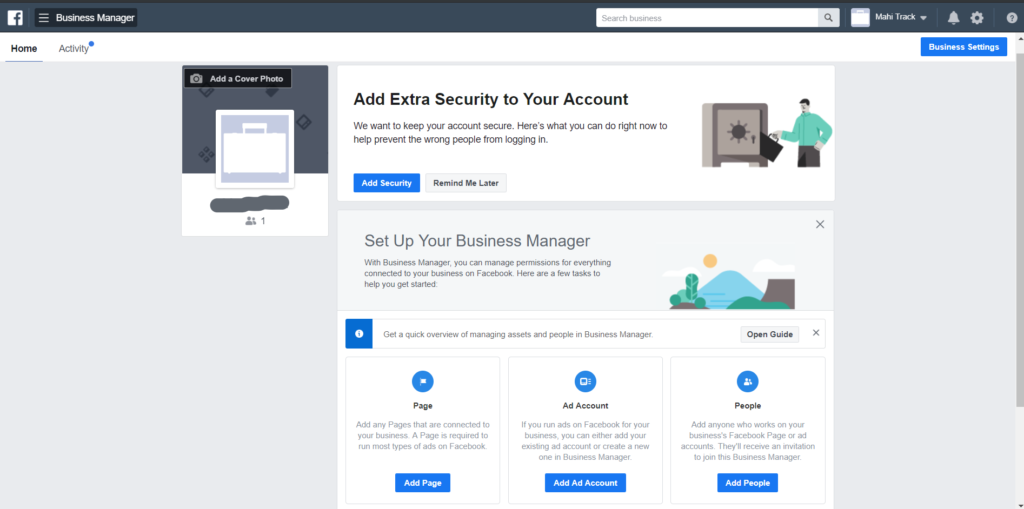 Facebook business manager account tutorial