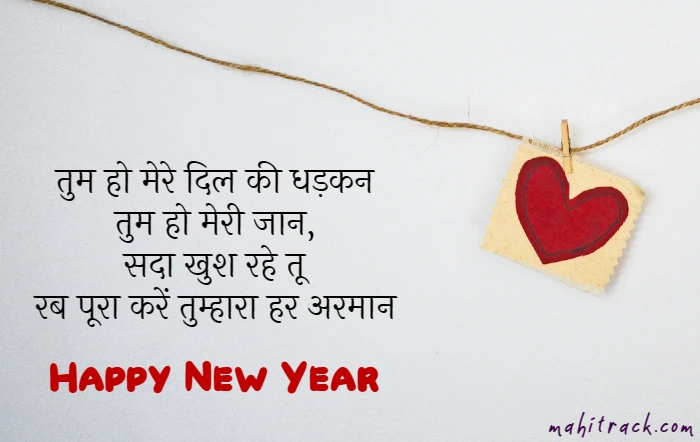 happy new year 2024 wishes in hindi for girlfriend