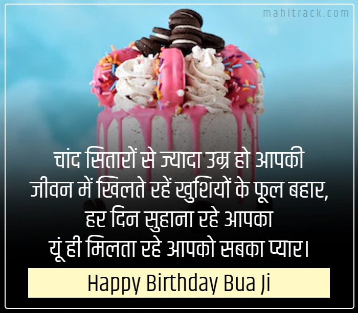 happy birthday bua ji wishes in hindi
