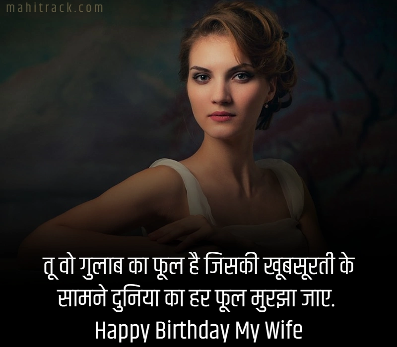 heart touching birthday wishes to wife in hindi