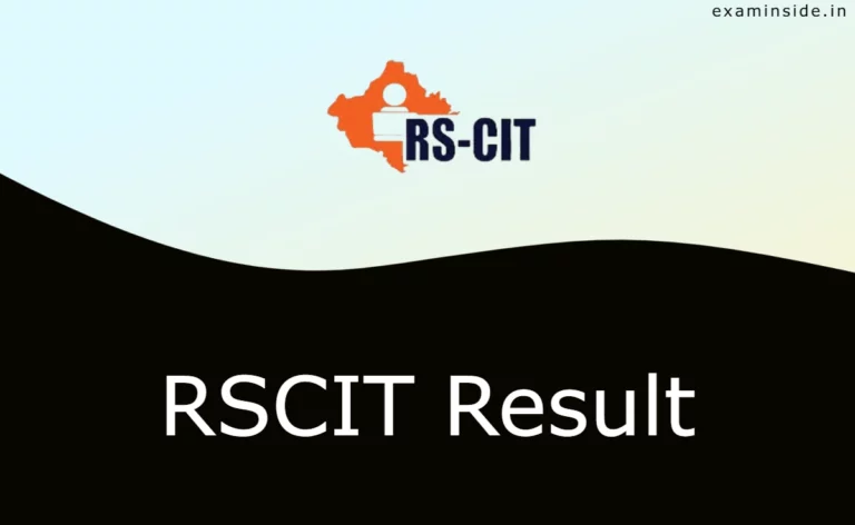 RSCIT RESULT 16 July 2023 यहाँ देखें rkcl.vmou.ac.in